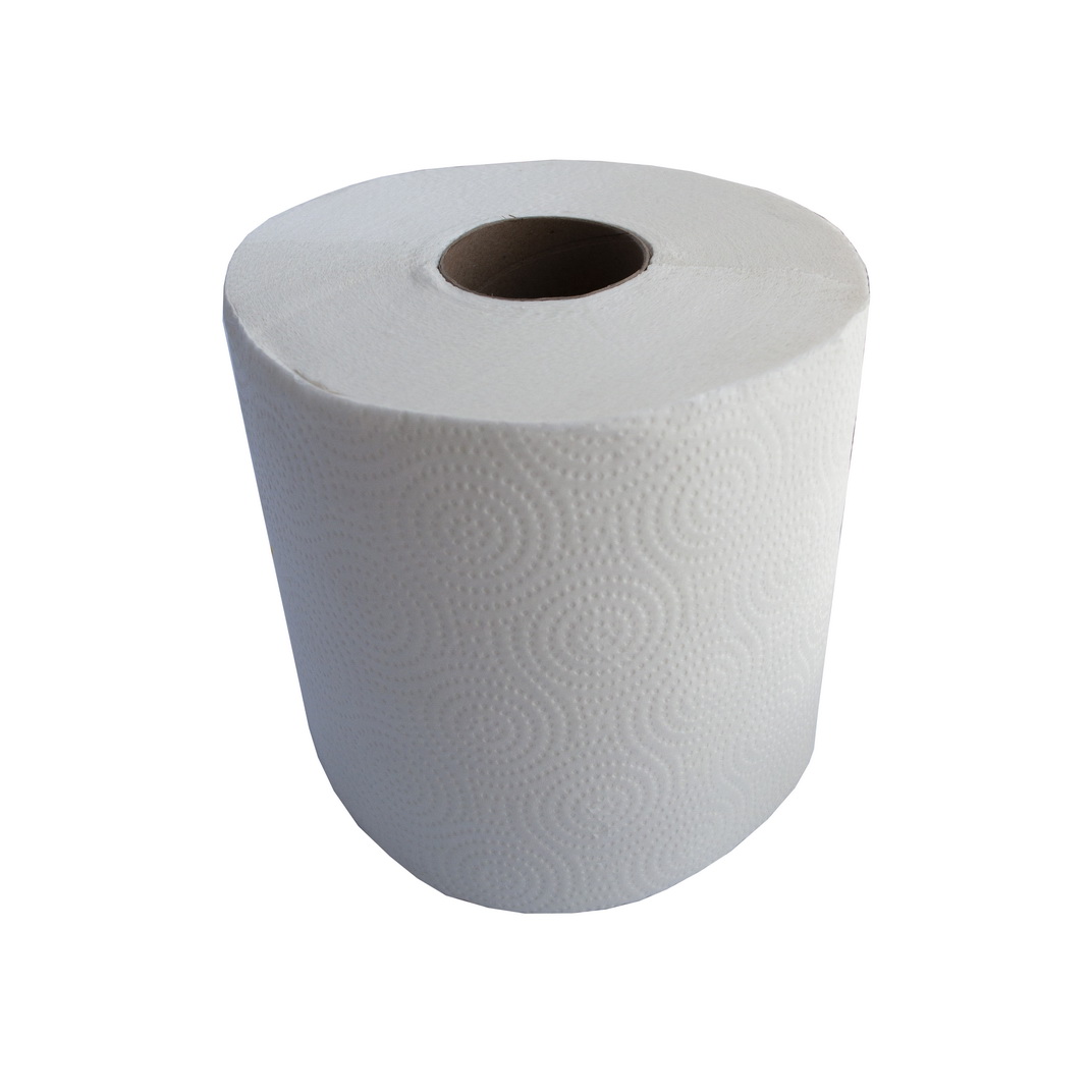 Рушник паперовий 2 шари 75 м з відривом